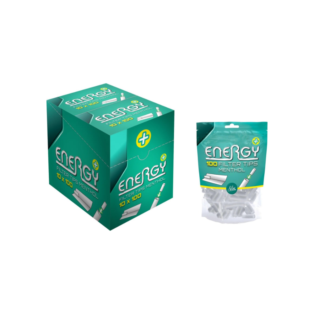 FILTRO ENERGY MENTHOL 6MM 100 C10