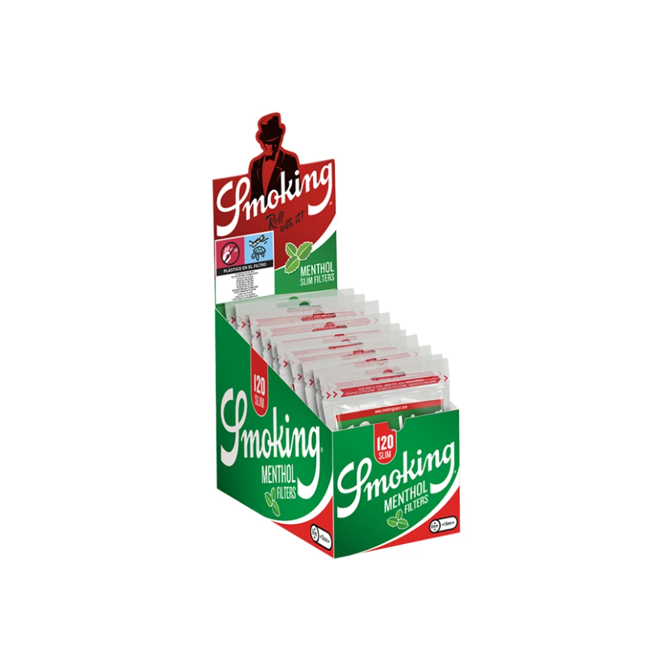FILTRO SMOKING 6MM MENTHOL 120 C10