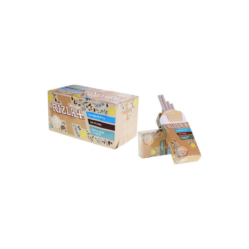 FILTRO RIZLA POPATIPS NATURA 5,7MM 120 C20