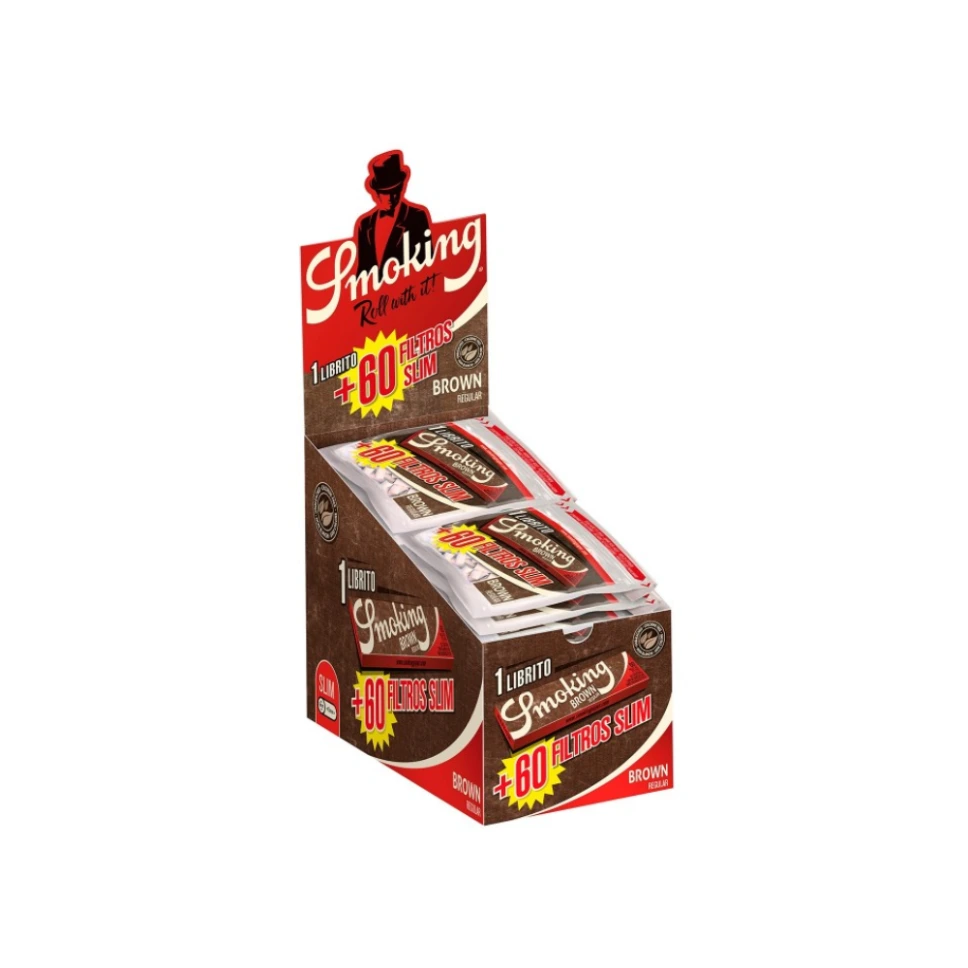 [1024] FILTRO SMOKING BROWN N8 + 60 C40