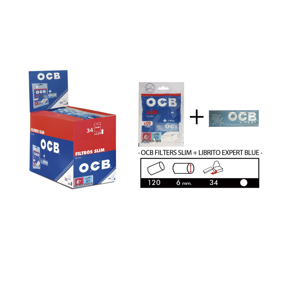 [4032] FILTRO OCB 6MM 120 + PAPEL C34