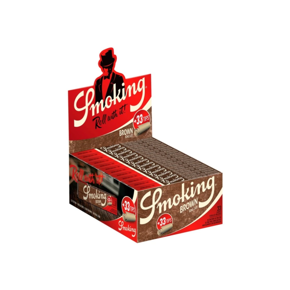 [1021] SMOKING BROWN SLIM+TIPS C24
