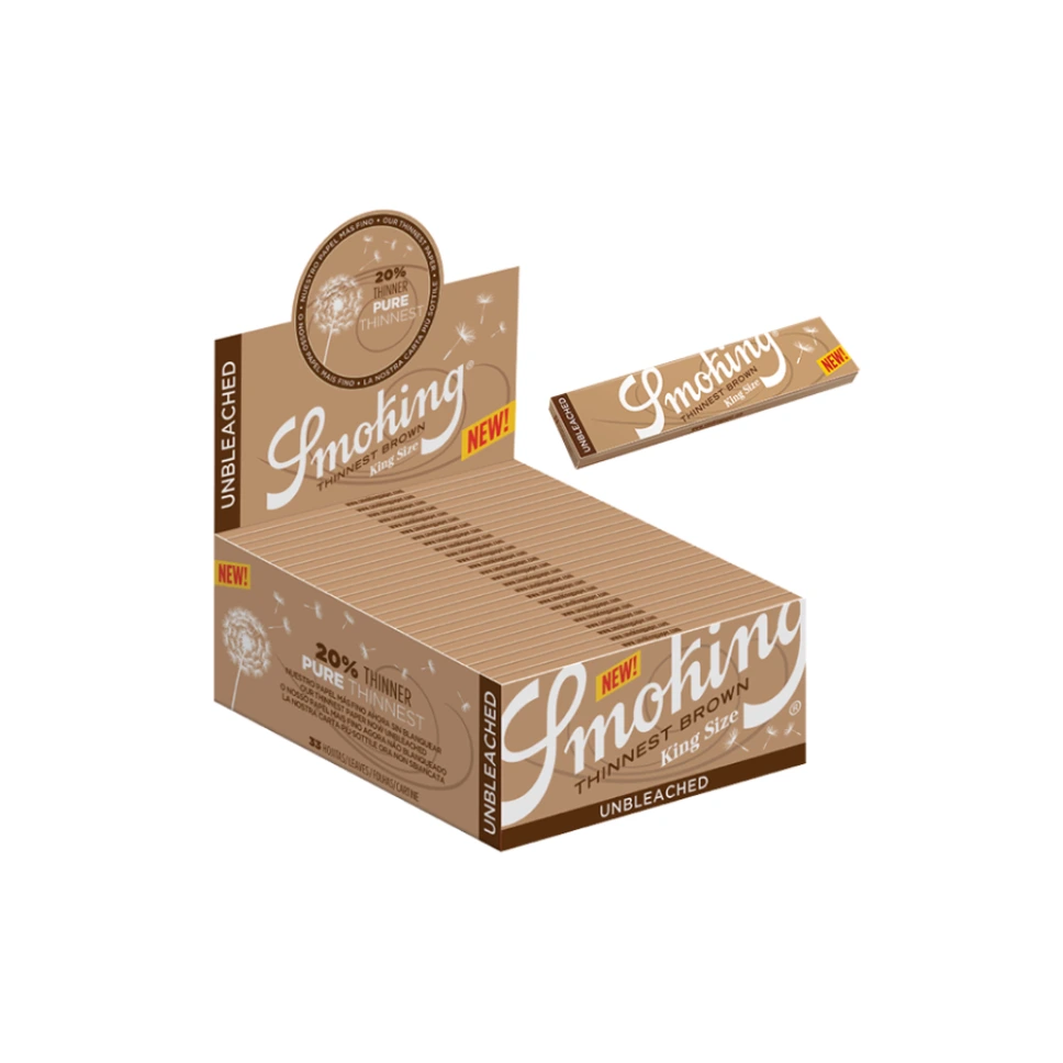 [1039] SMOKING THINNEST BROWN SLIM C50