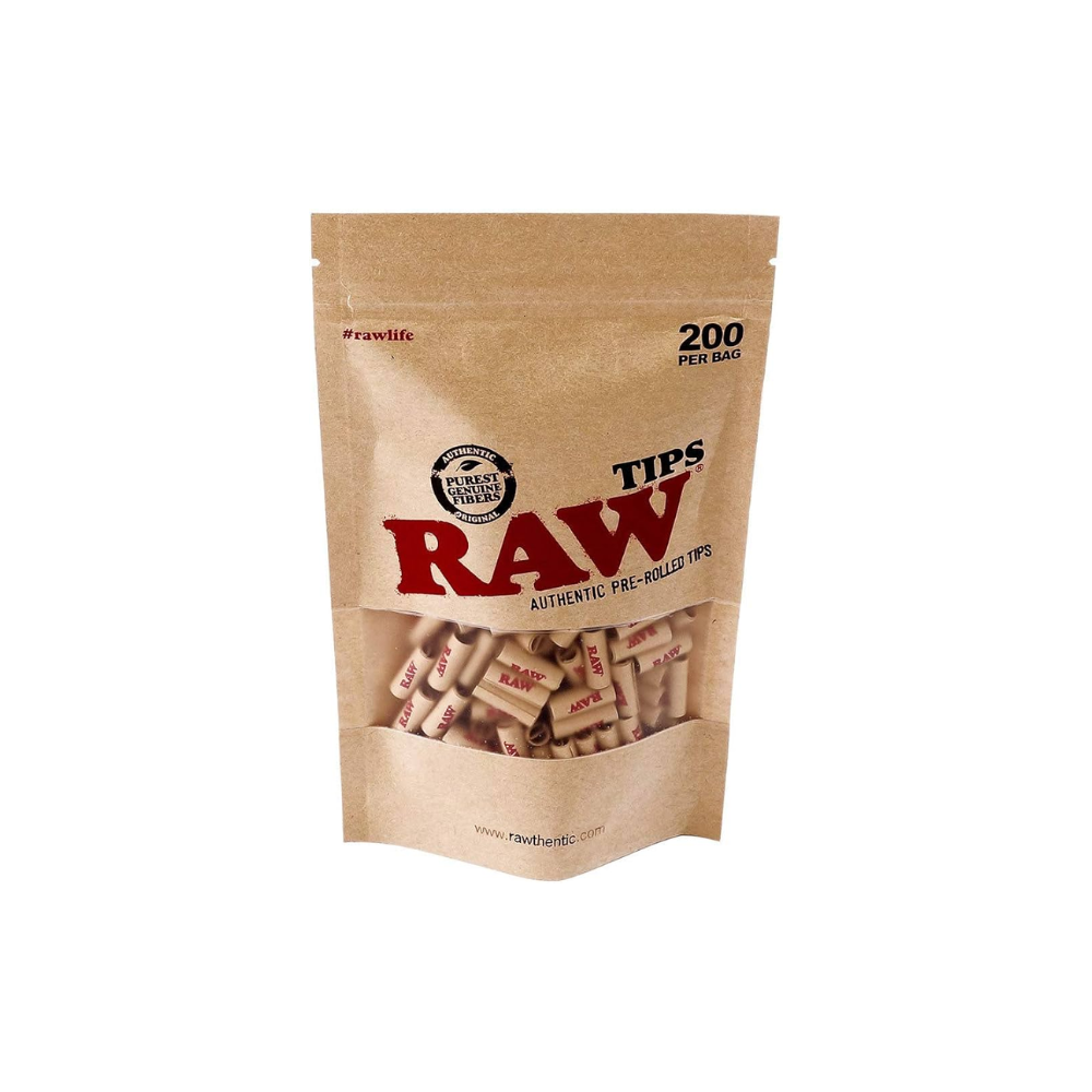 [2074] RAW PREROLLED TIPS IN BAGS/200 C1