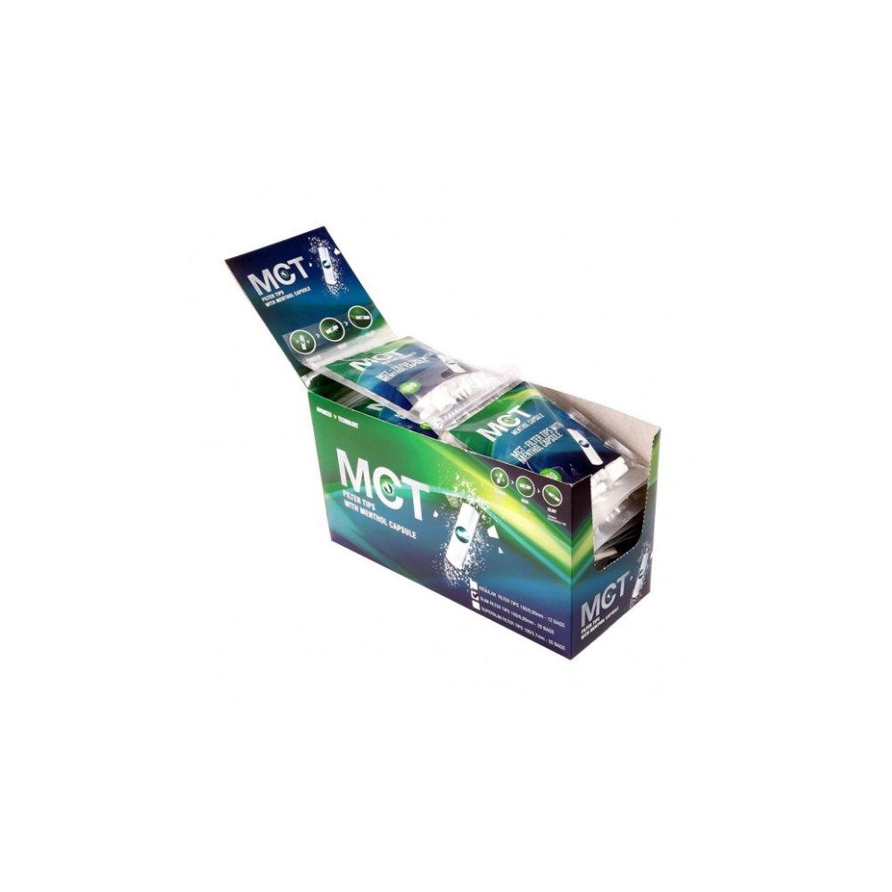 [6509] FILTRO MCT MENTHOL 100 C20