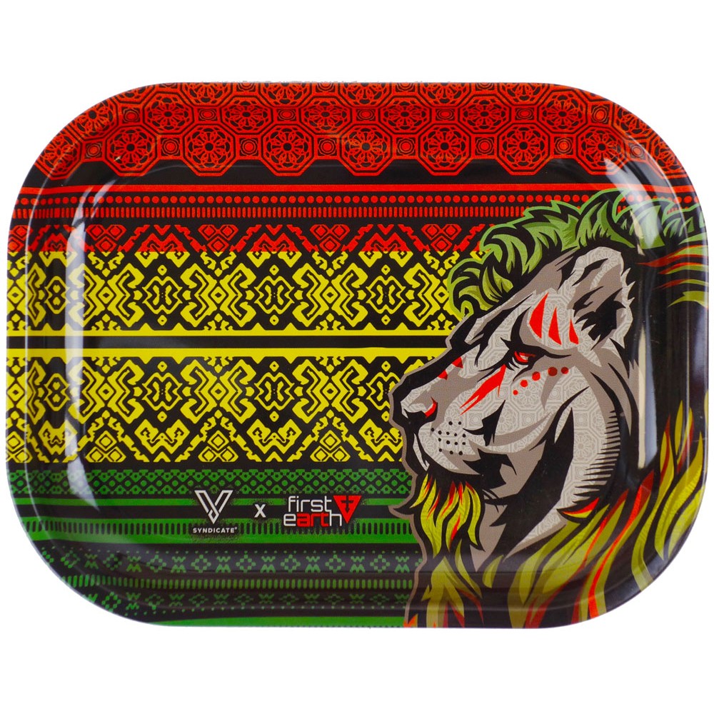 [6579] BANDEJA RASTA LION MEDIANA