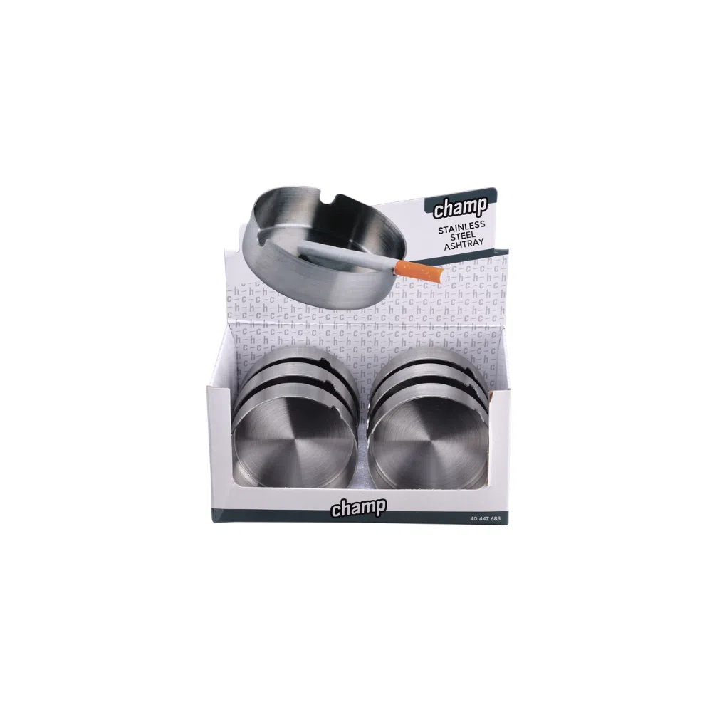 [447688] CENICERO CHAMP STAINLESS STEEL DIAM 8 CM C6