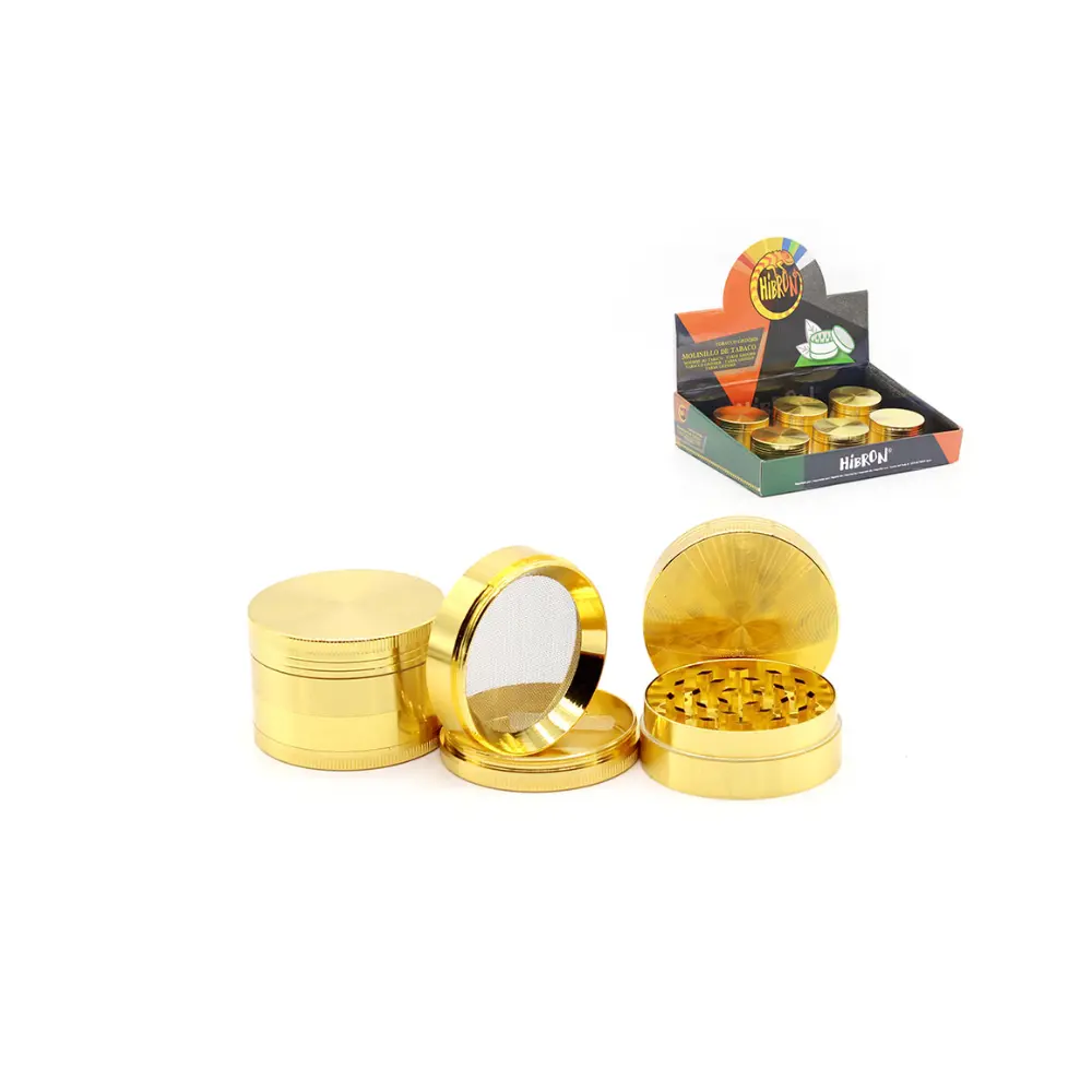 [C0095] GRINDER 4 PARTES ORO C6