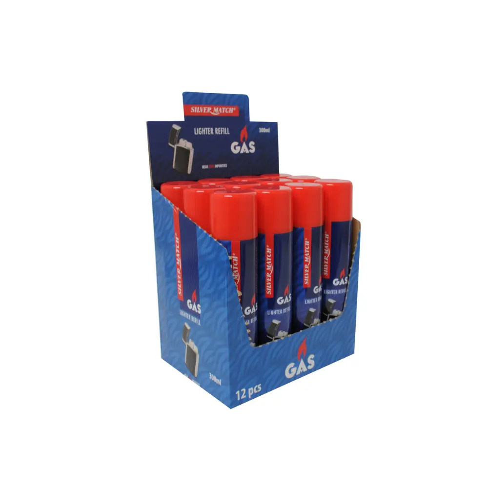 [5501] GAS SILVER MATCH 300 ML C1