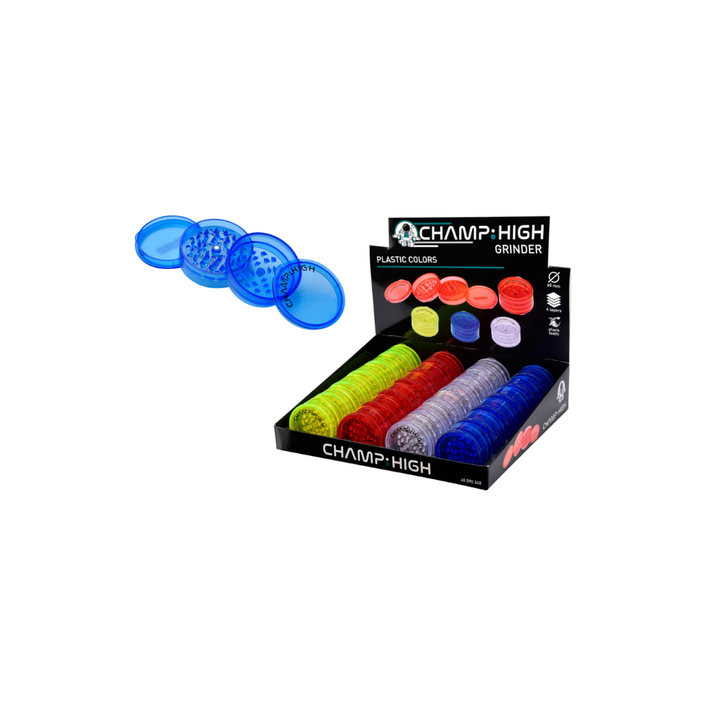 [590340] GRINDER CHAMP PLASTIC 60MM 4 PARTS C24