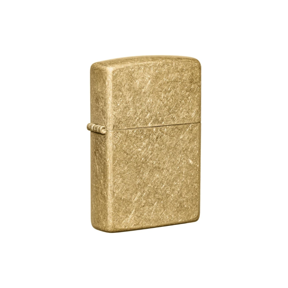 [65764] ENCENDEDOR  ZIPPO TUMBLED BRASS