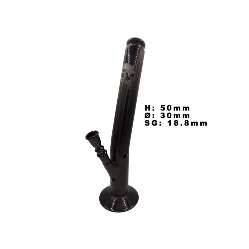 [01155] BONG BLACK SKULL