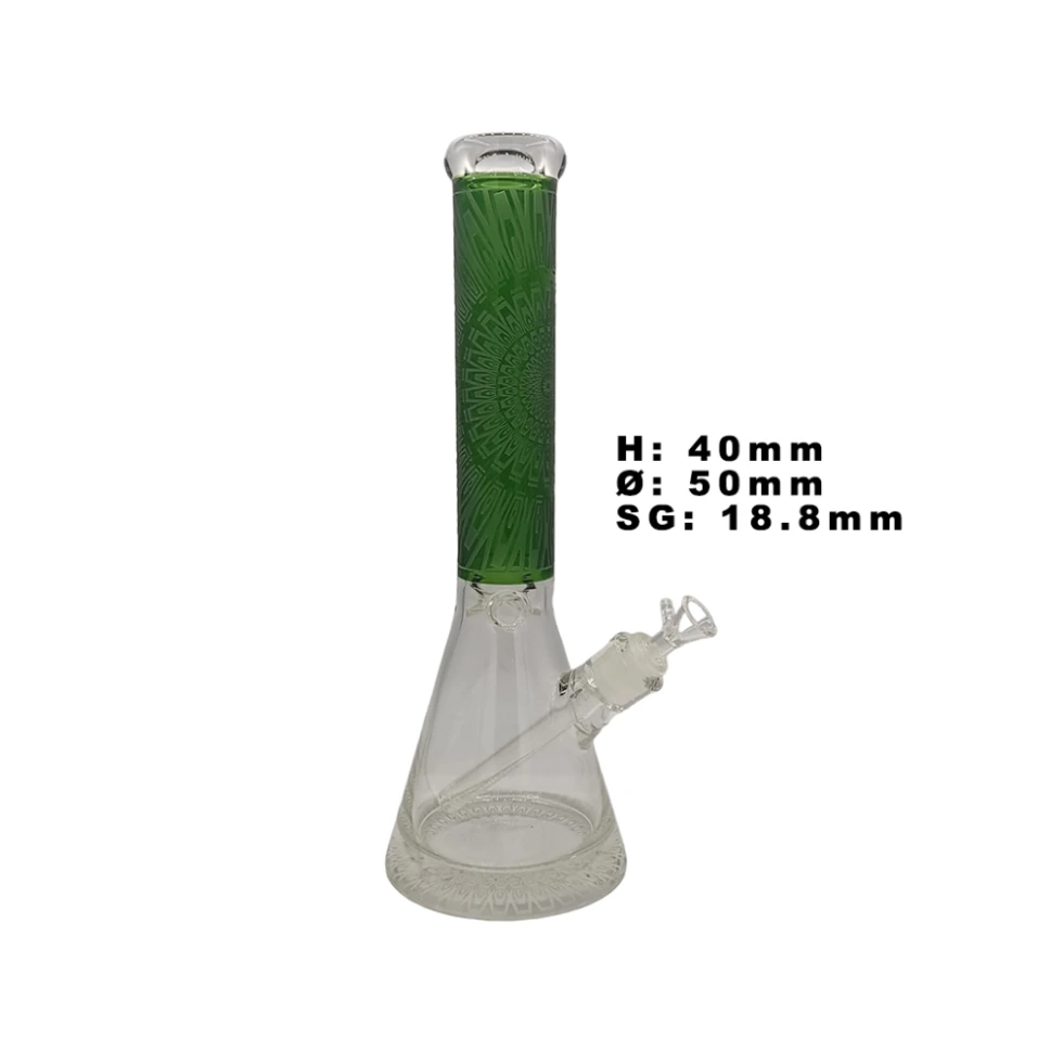 BONG LIMITED EDITION HEAVY BEAKER GREEN