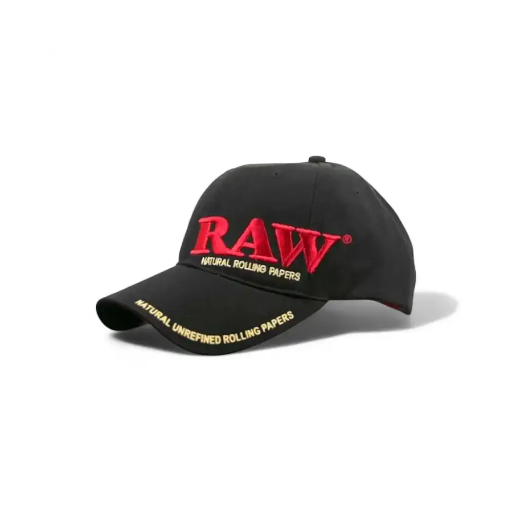 RAW GORRA BLACK ON BLACK LOGO + POKER