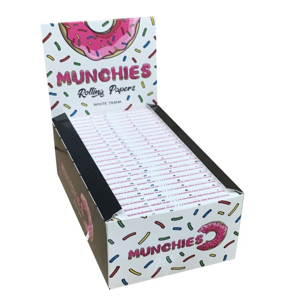 PAPEL MONKEY 1.1/4 MUNCHIES WHITE C50
