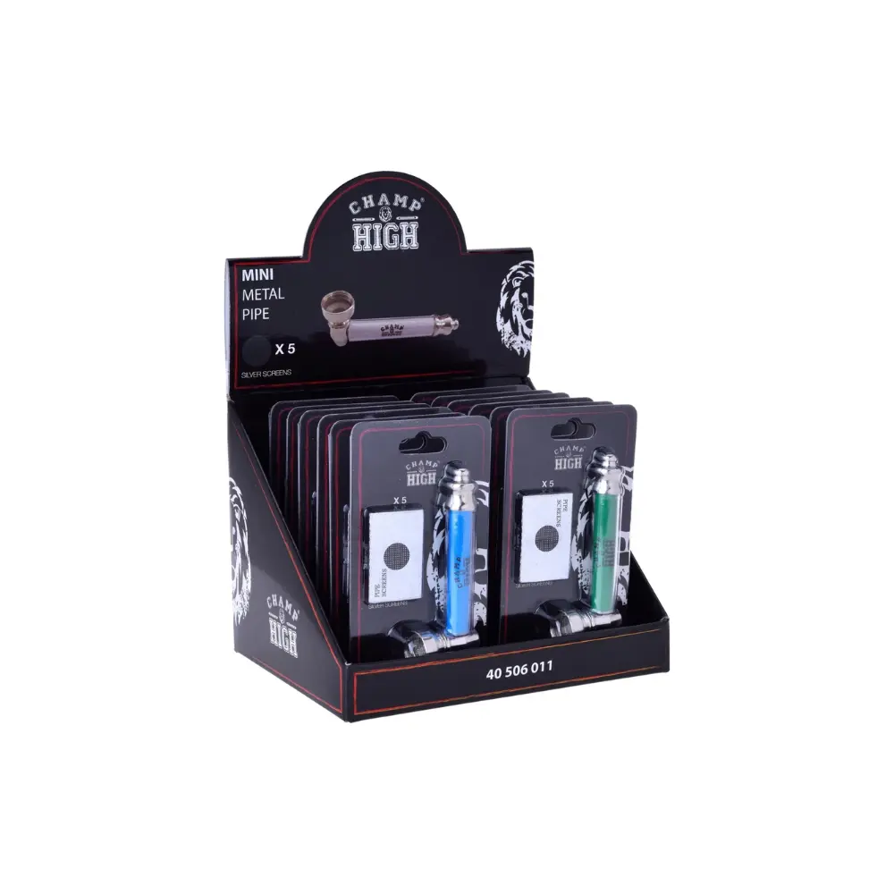 [506011] MINI PIPA CHAMP METAL + REJILLA C12