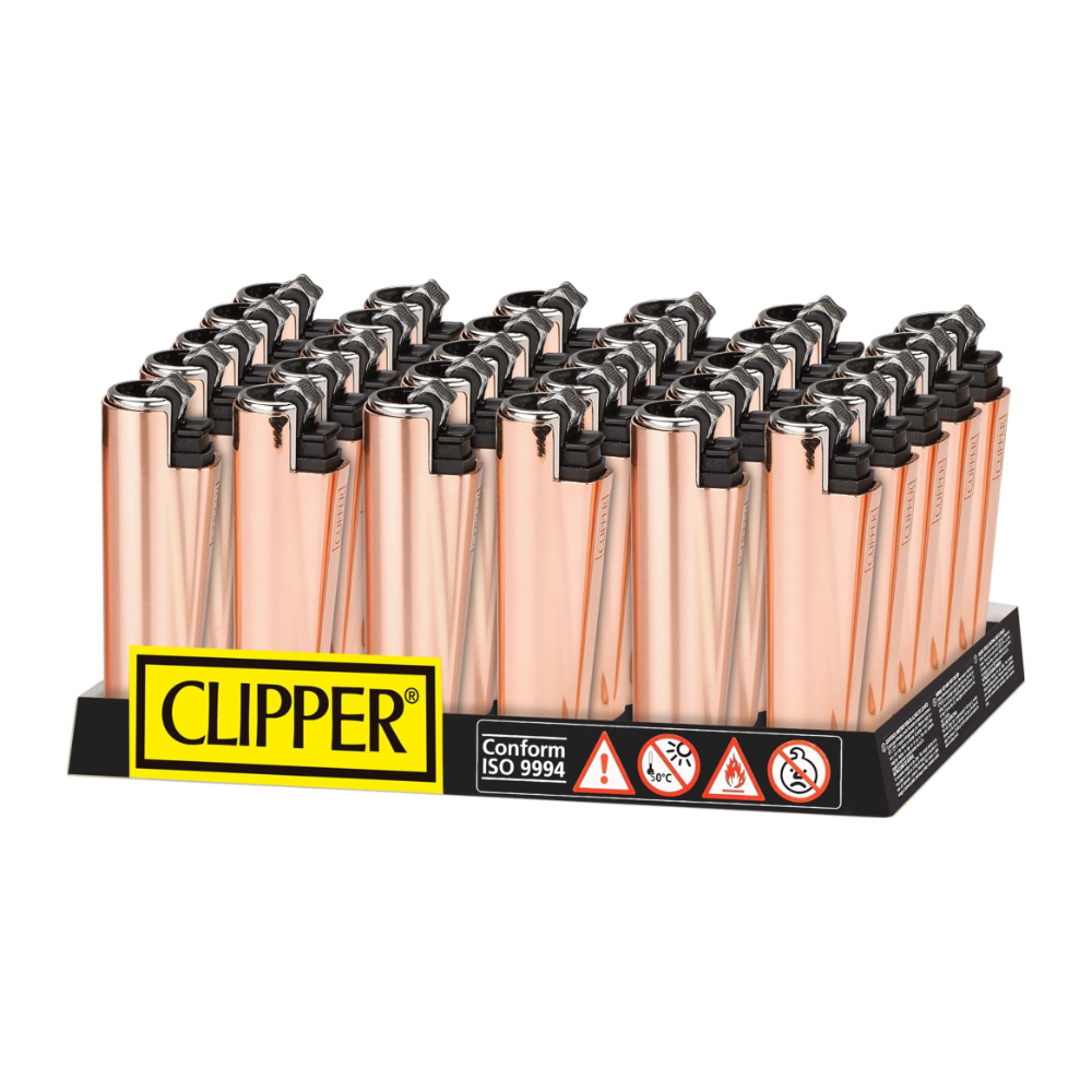 FUNDA CLIPPER MICRO METAL ROSE GOLD C30
