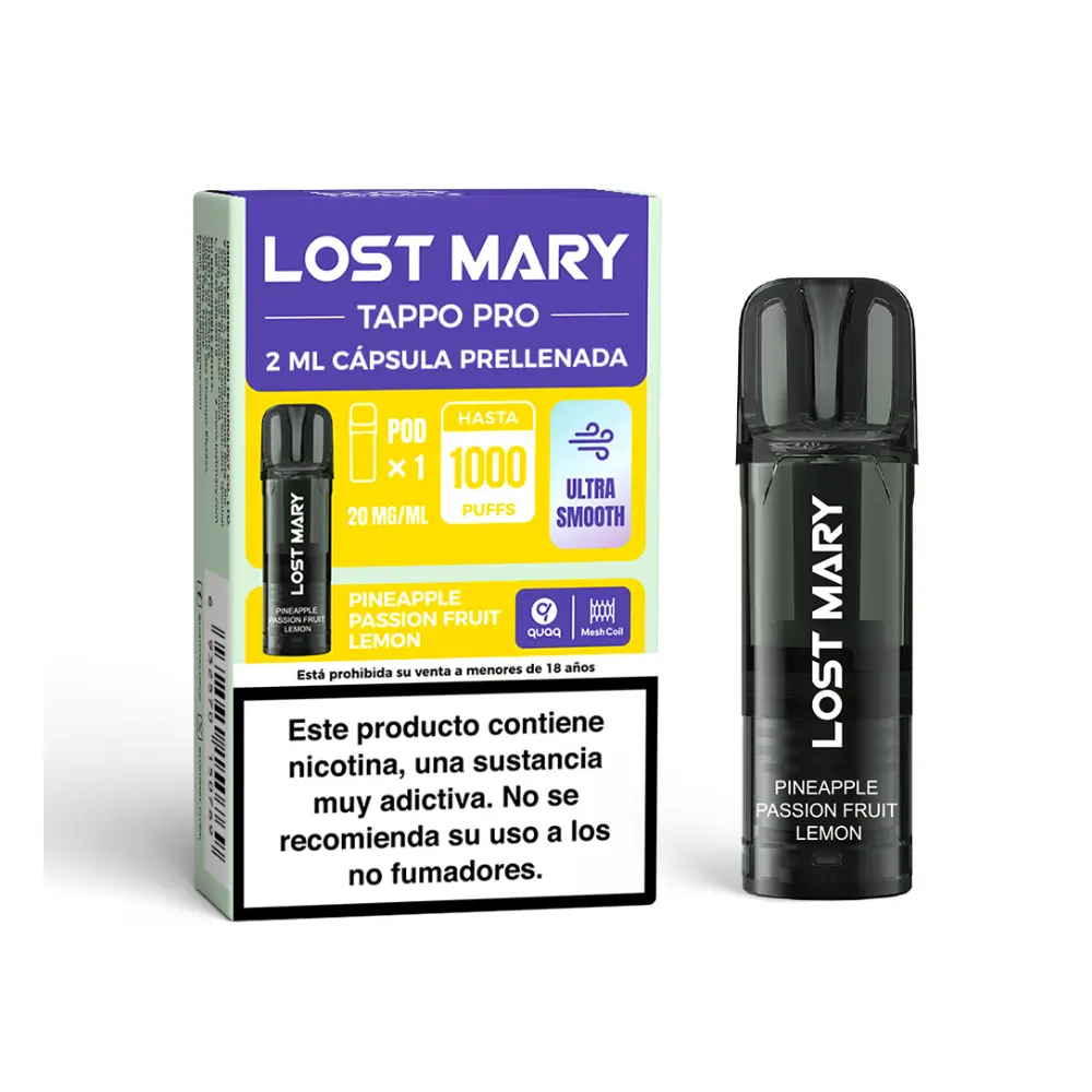 LOST MARY TAPPO PRO 20MG PINEAPPLE PASSION FRUIT LEMON