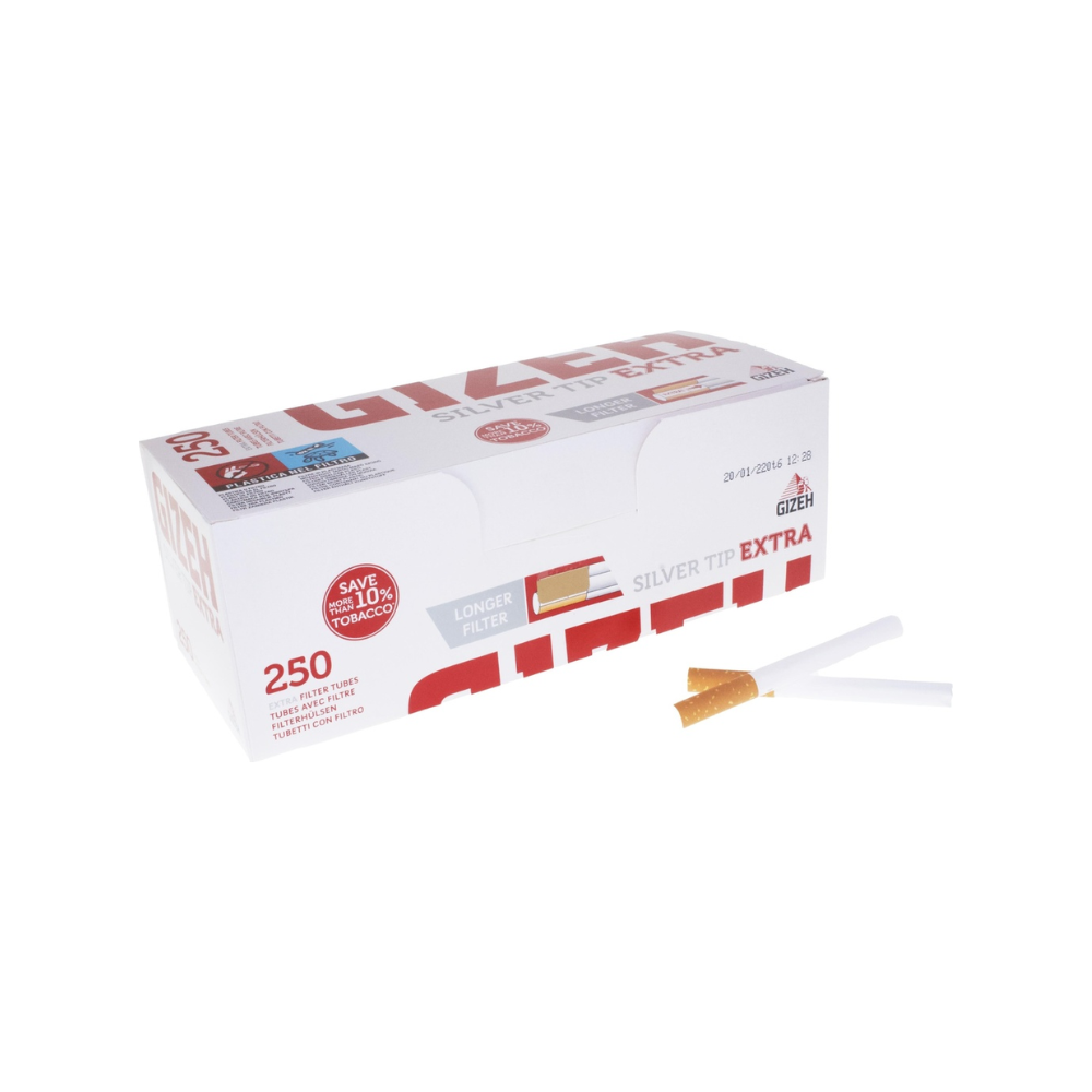 [6159U] TUBOS GIZEH 250 XLONG (Pack de 4 unidades)