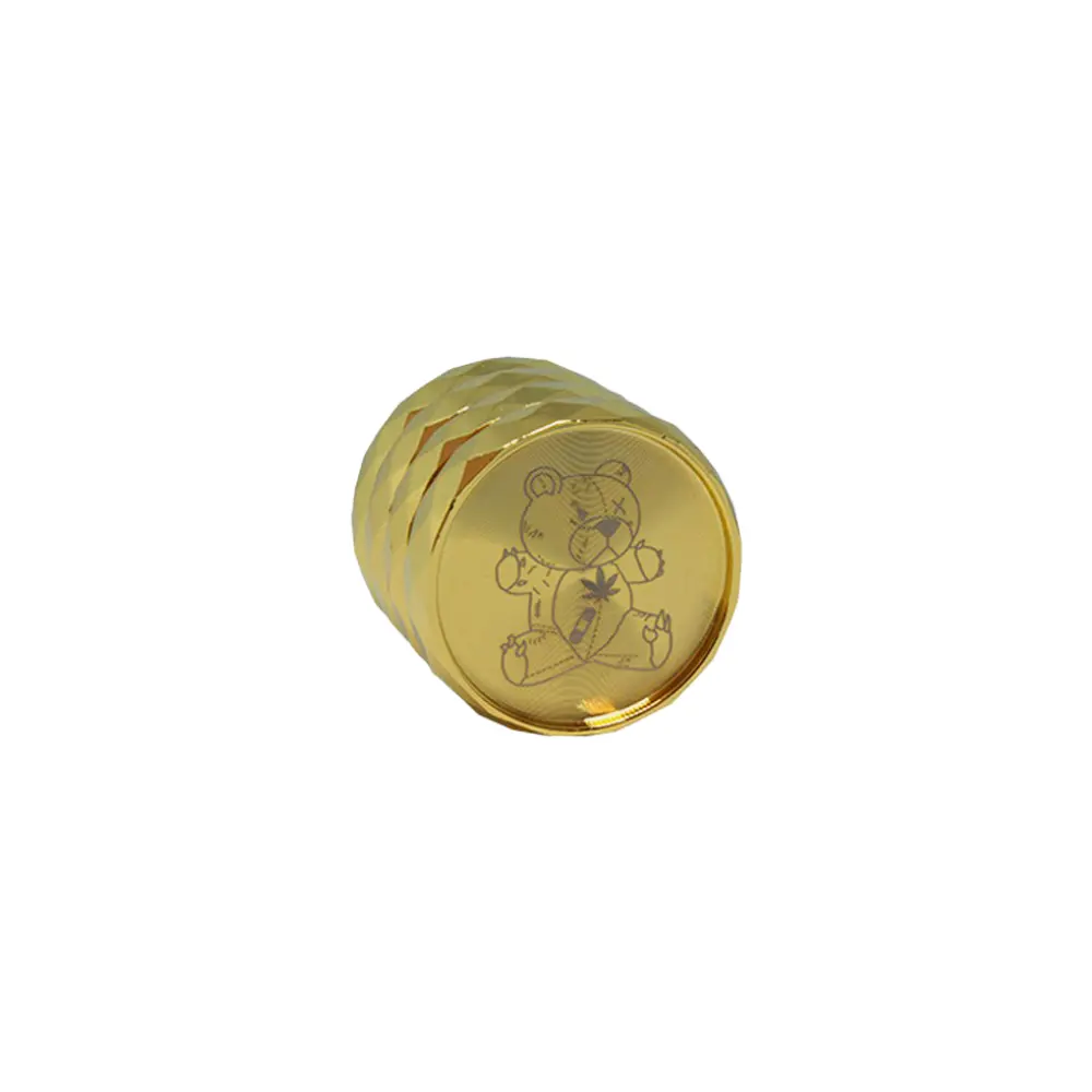 [16279C] GRINDER 4 PARTES OSO COLORS  (Oro)