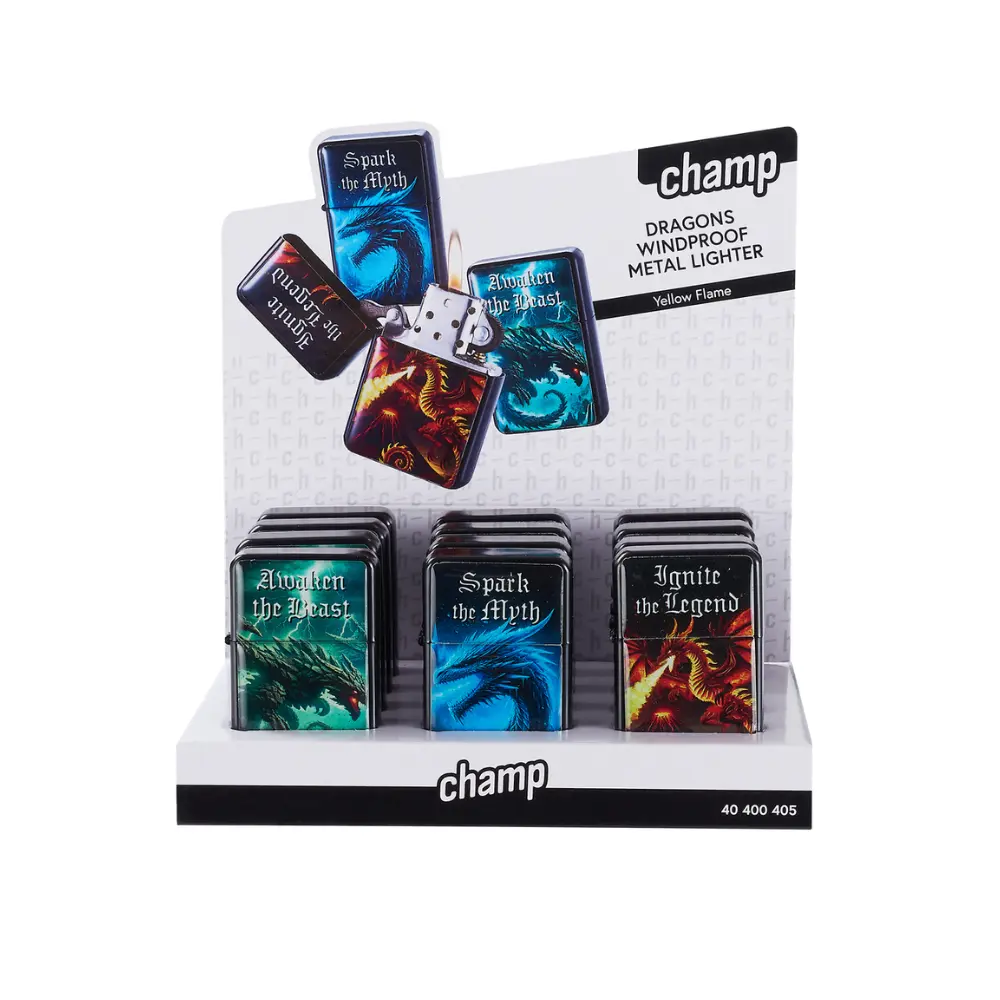 [400405] ENCENDEDOR CHAMP GASOLINA DRAGONS  C12