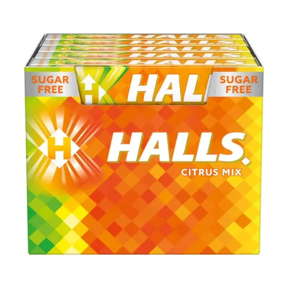 [5213] CARAMELOS HALLS CITRUS MIX  C20