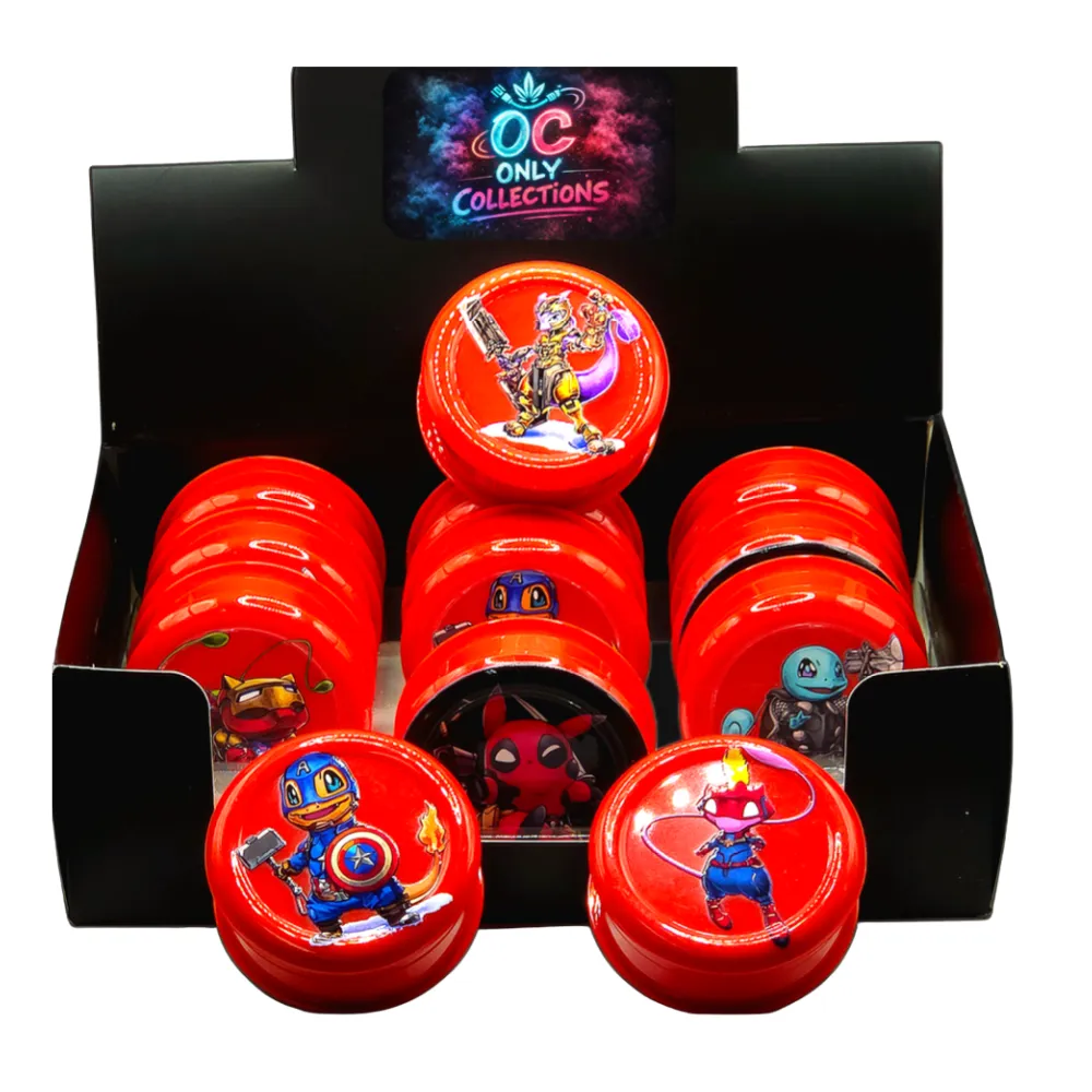 [8087] GRINDER 3 PARTES 60MM  COLECCION POKE VENGERS C12