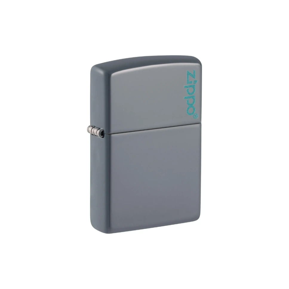 [65760] ENCENDEDOR  ZIPPO FLAT GREY LOGO