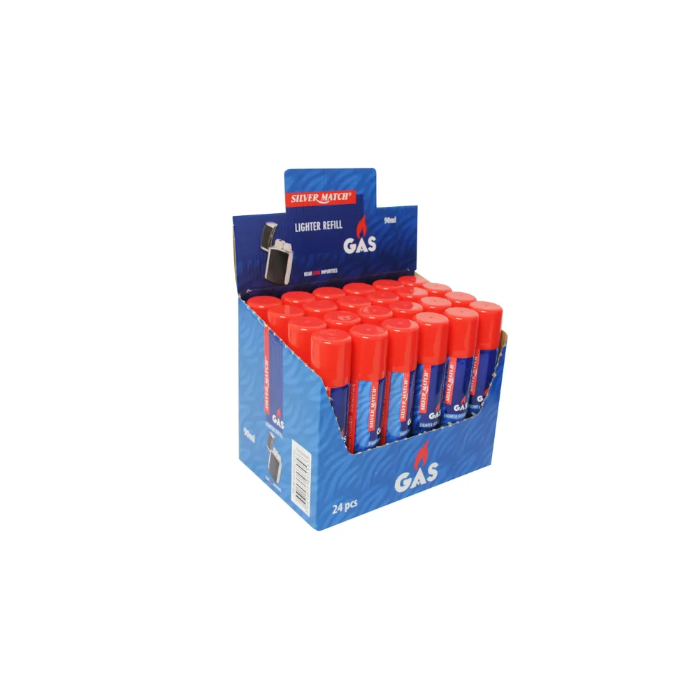 [673310] GAS SILVER MATCH 90ML C24