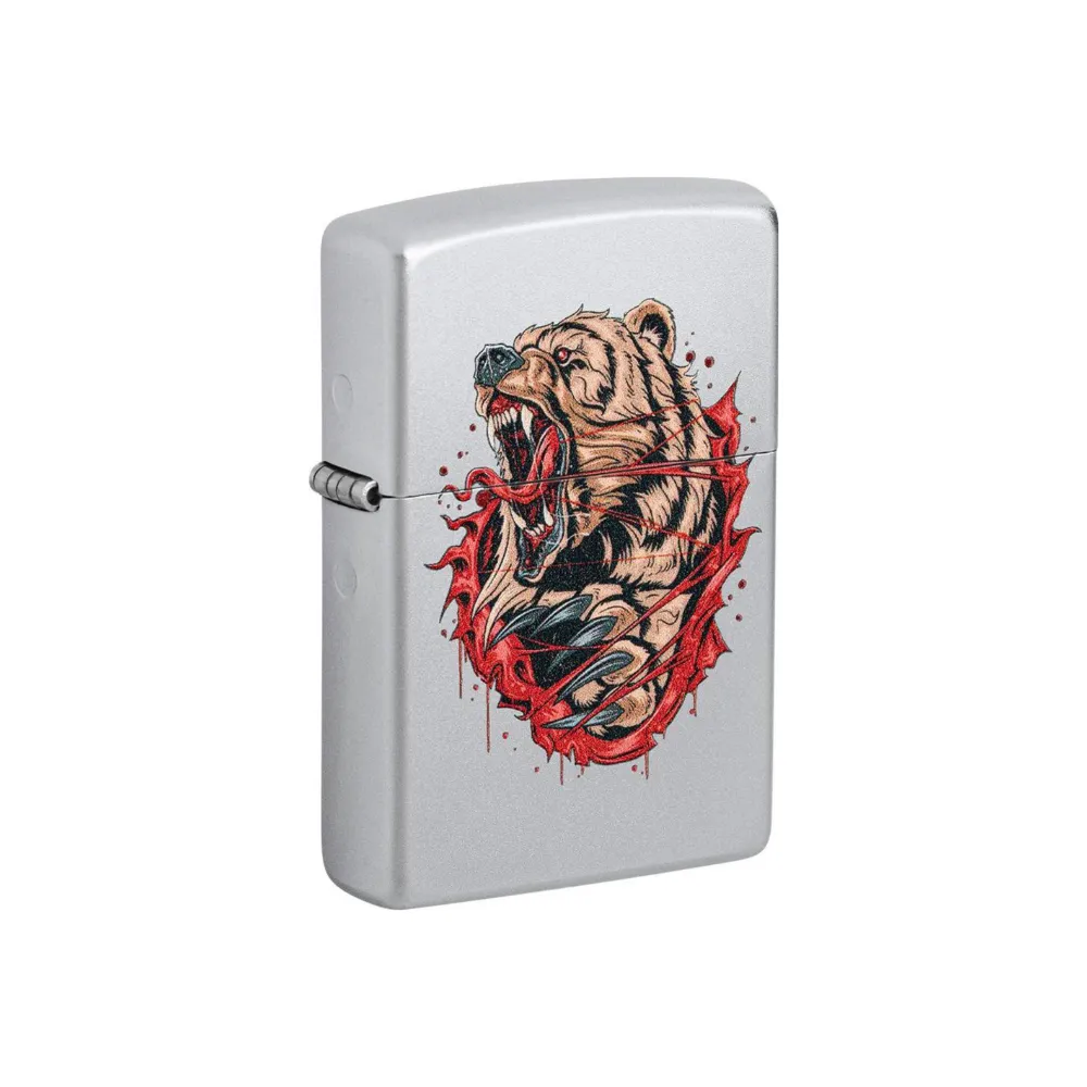 ENCENDEDOR ZIPPO FIERCE BEAR DESIGN