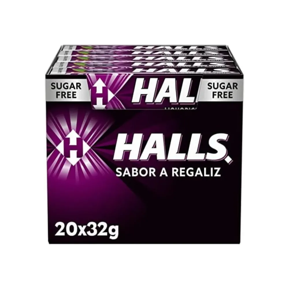 [5222] CARAMELOS HALLS REGALIZ C20
